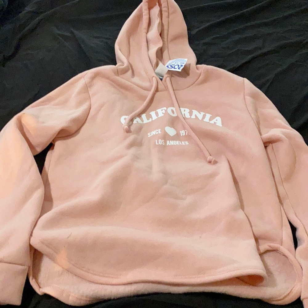 Pink hoodie